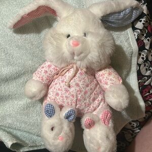 World of Smile Bunny wearing Bunny Slippers (Vintage)
